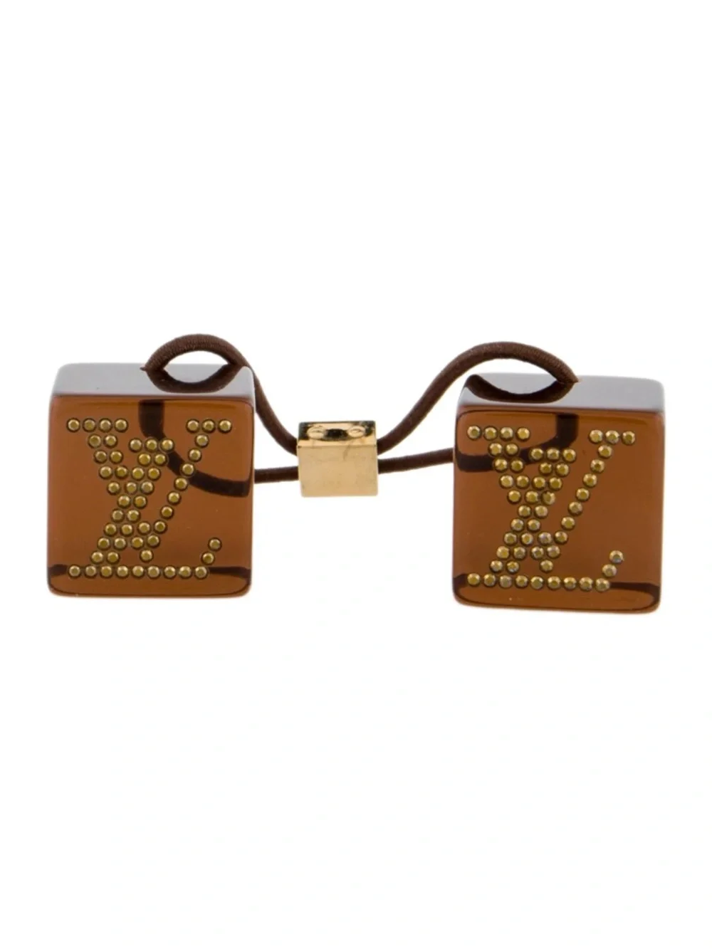 Louis Vuitton Crystal Cube Hair Tie